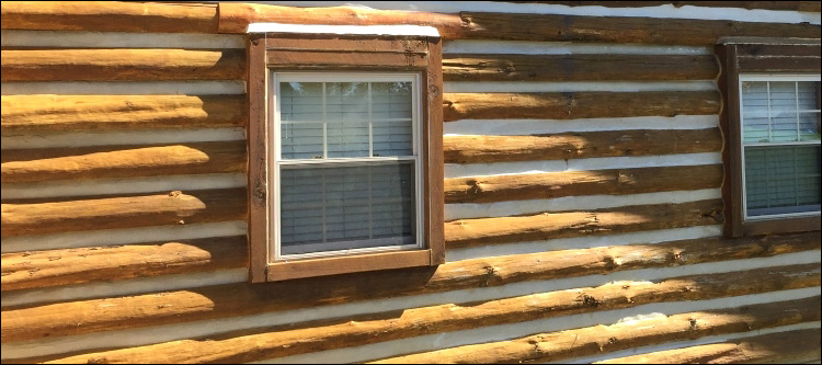 Log Home Whole Log Replacement  Bland County, Virginia