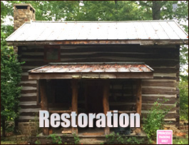 Historic Log Cabin Restoration  Bland County, Virginia